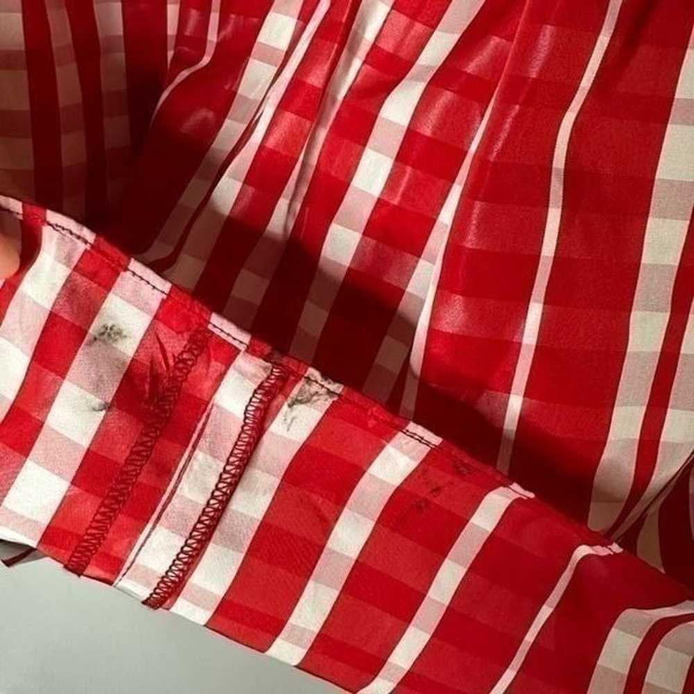 Vineyard Vines Red and White Gingham Fit and Flar… - image 7