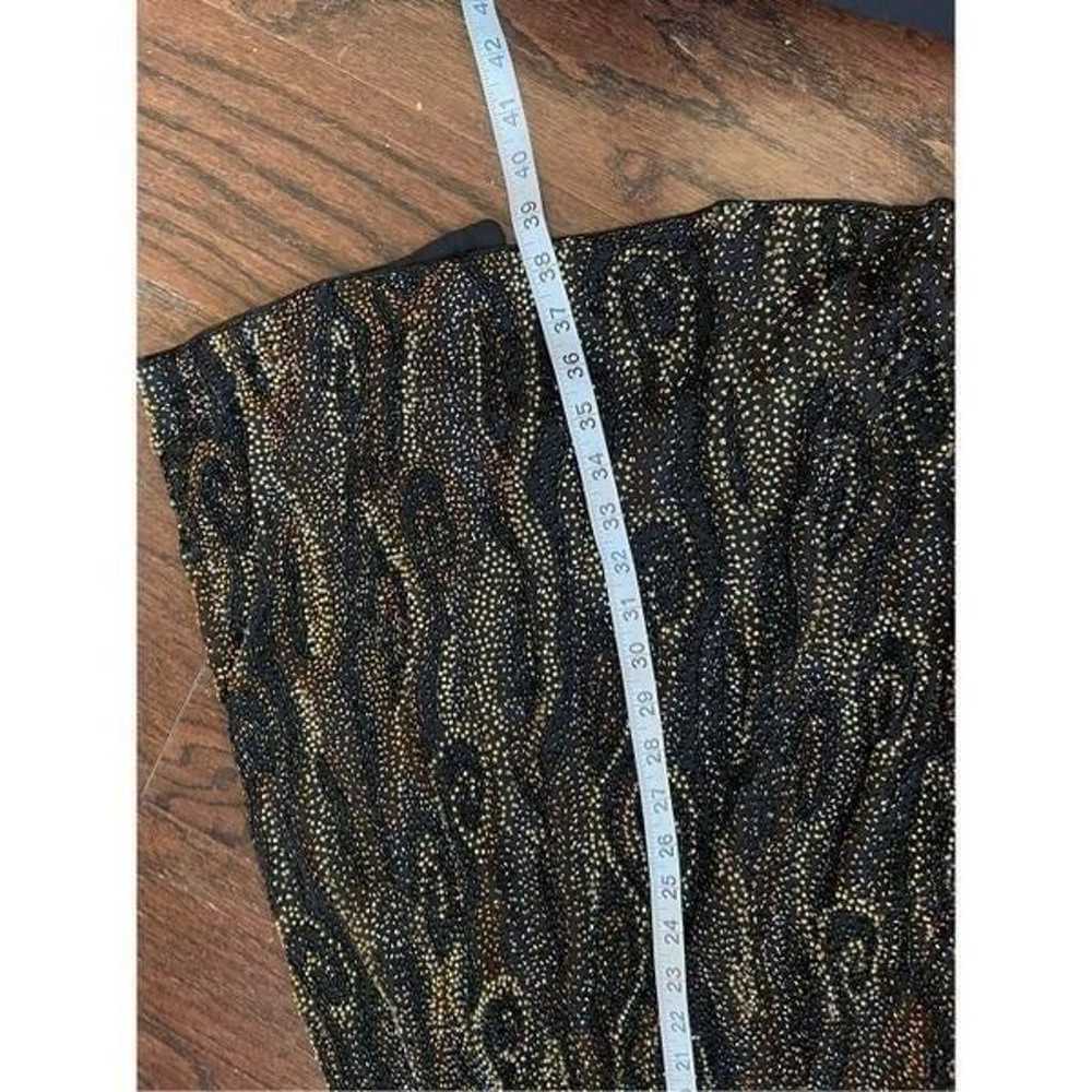 Vintage 100% silk full beaded mini dress - image 3