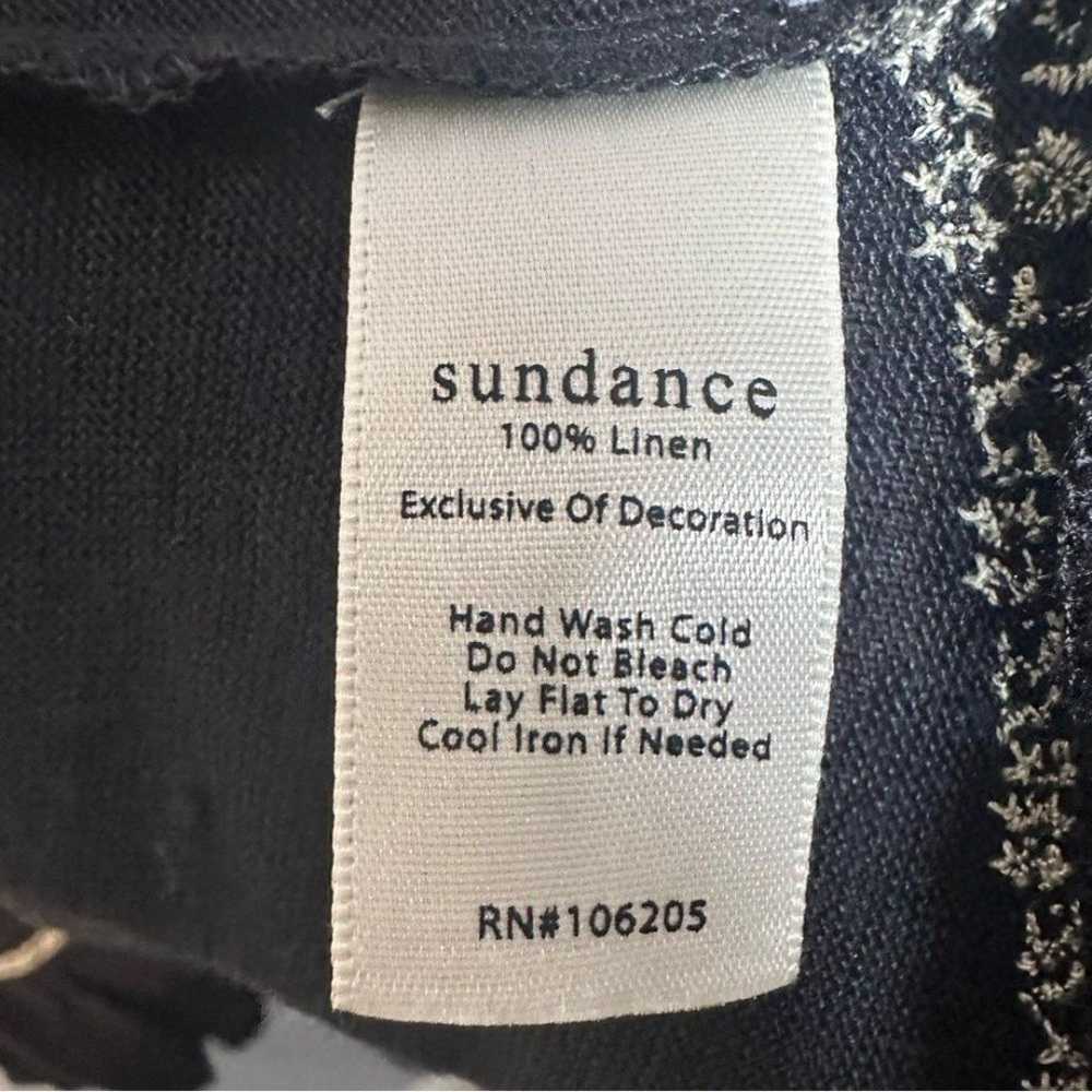 Sundance Floral Path Dress in Onyx Size Small Emb… - image 10