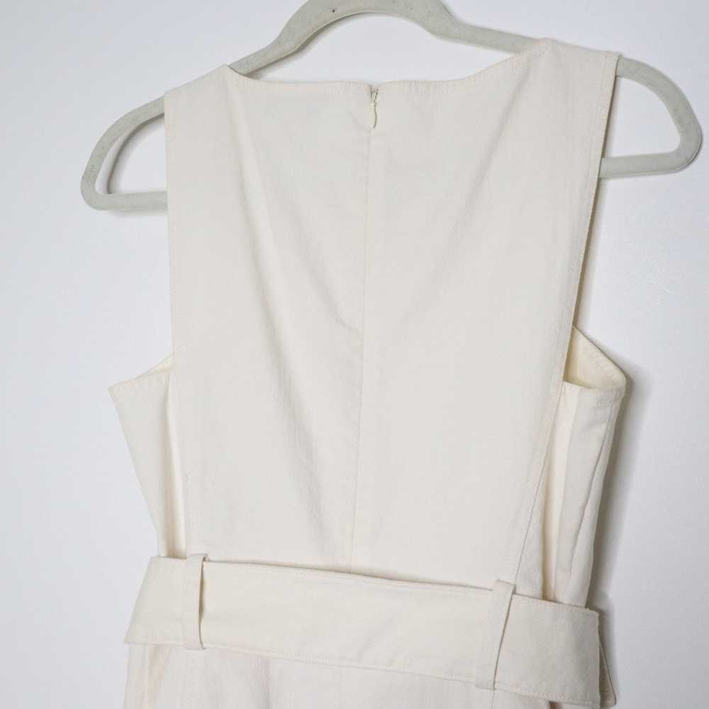 CLUB MONACO Lizel Zip Front Denim Dress Belted Sl… - image 11