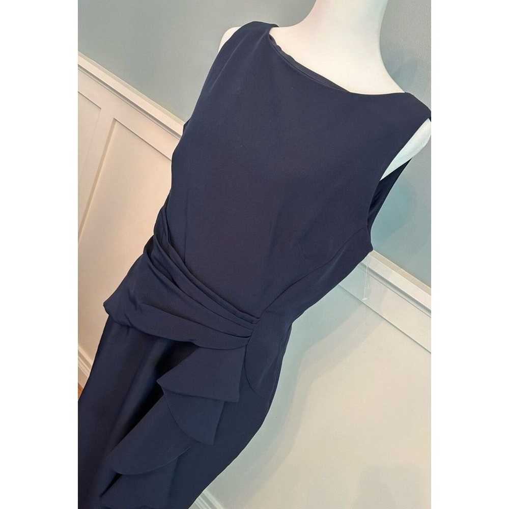 NWOT Marina Gorgeous Dress Sz 8 Long Blue MSRP $1… - image 3