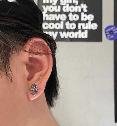 Designer × Streetwear Retro punk earrings