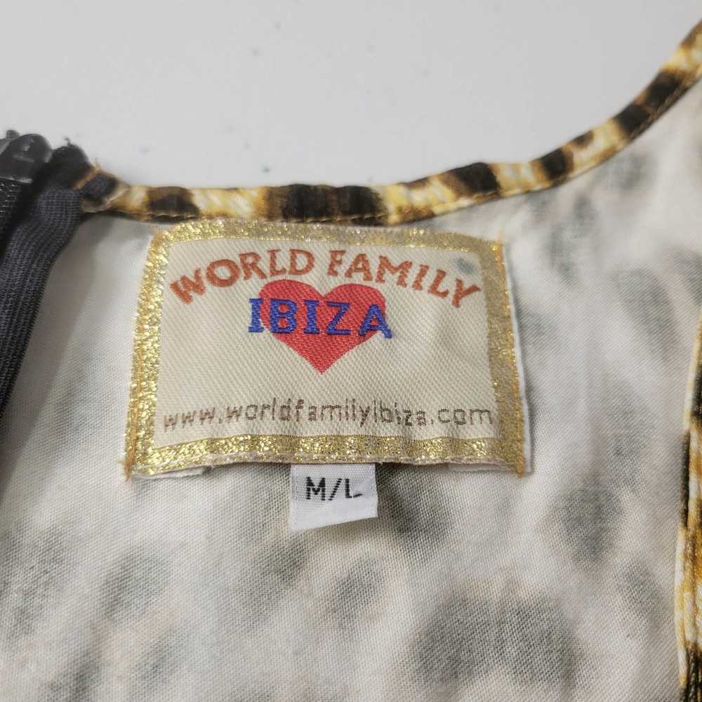 World Family Ibiza Womens M Leopard Print Embroid… - image 12