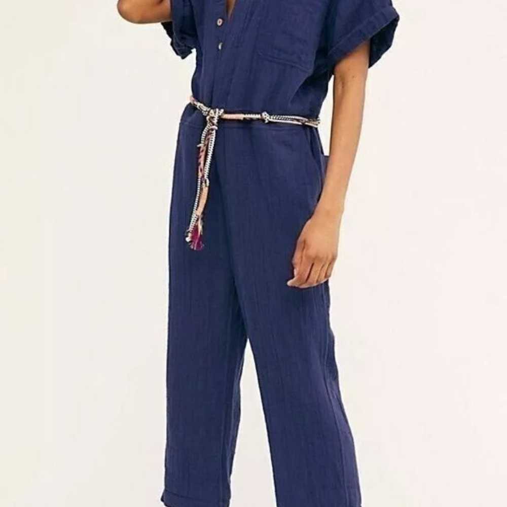 Free People Totally Crushin’ Jumpsuit Dress Endle… - image 1