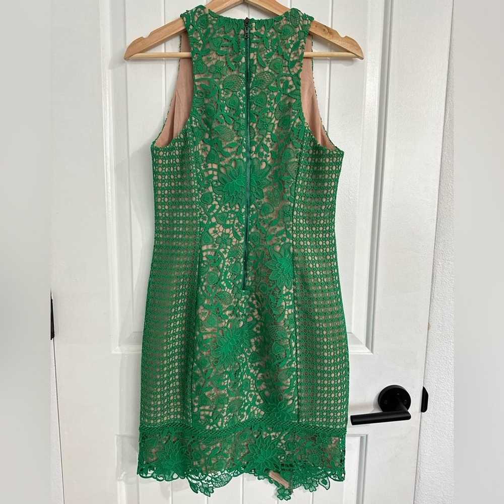 NWOT Adelyn Rae Green Lace Sleeveless Dress Sz Sm… - image 5