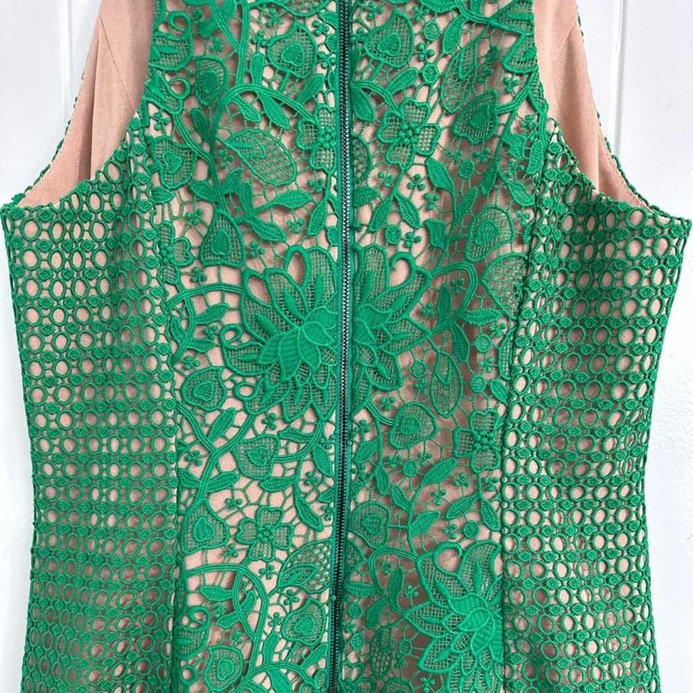 NWOT Adelyn Rae Green Lace Sleeveless Dress Sz Sm… - image 6