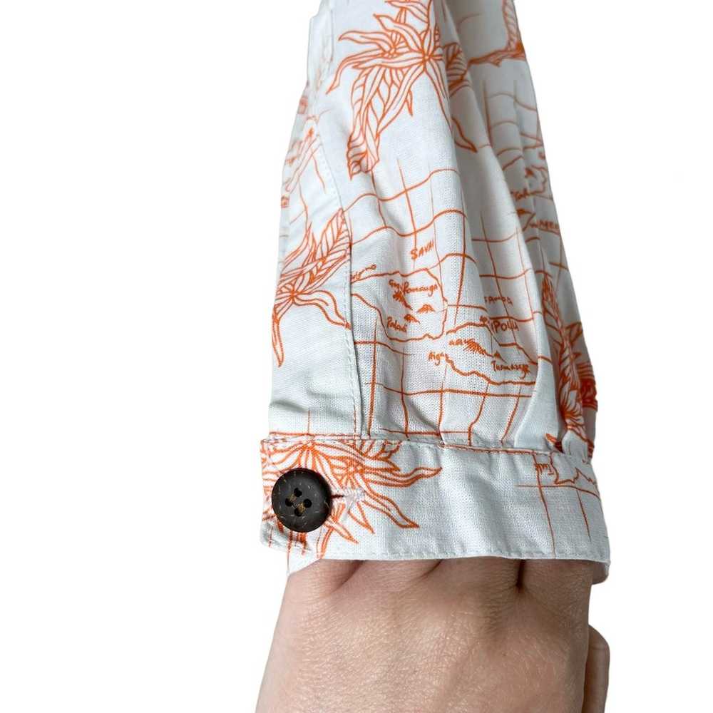 Koko Pacific Tropical Print Long Sleeve Midi Dres… - image 8
