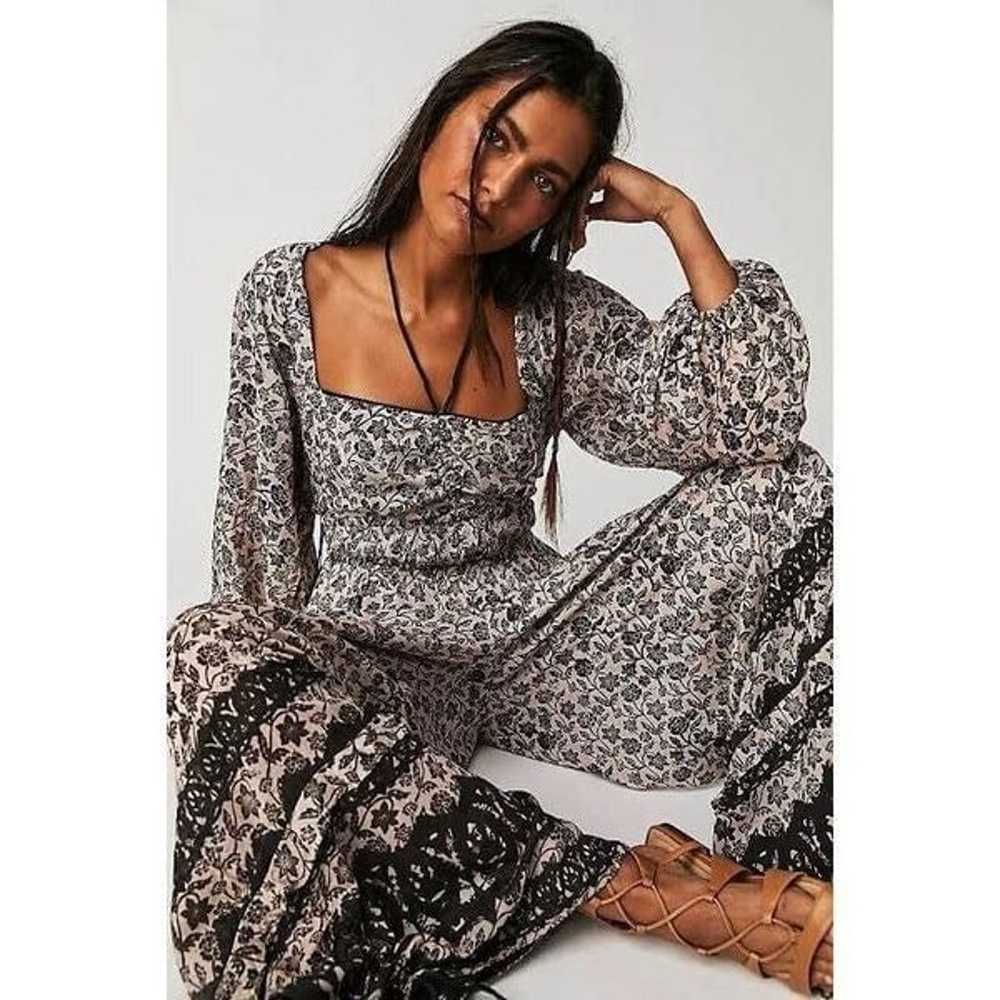 Free People Forever Timeless Soulmate Jumpsuit Si… - image 3