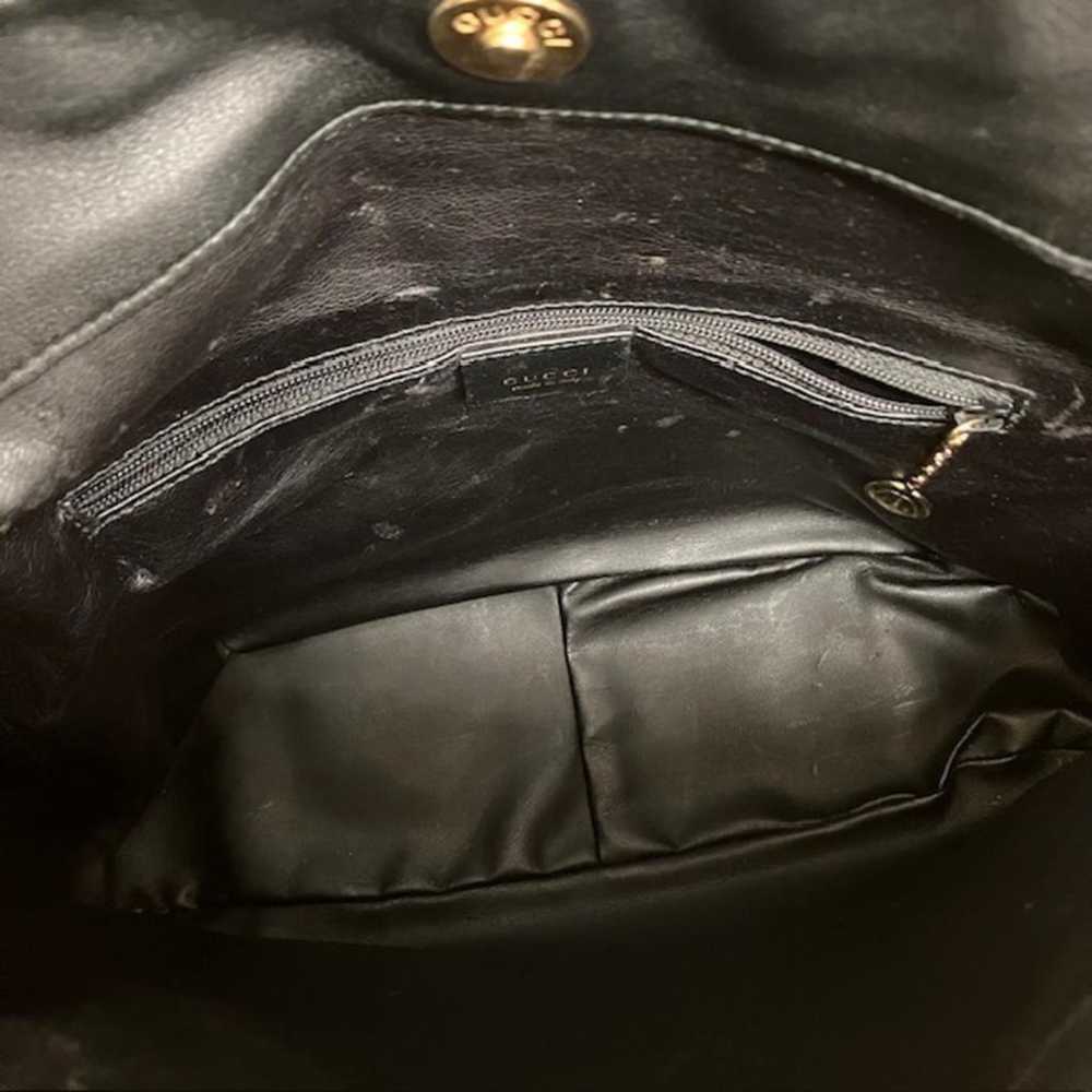 Gucci Bamboo leather handbag - image 5