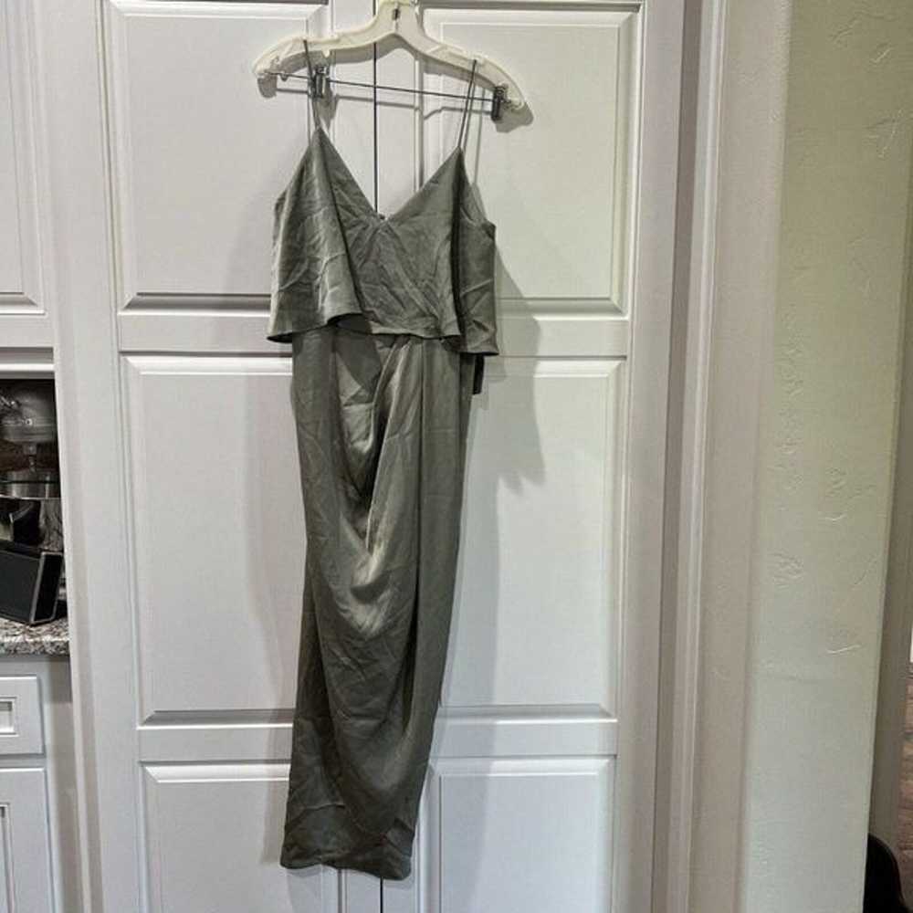SHONA JOY Womens LUXE COCKTAIL FRILL Midi Dress S… - image 3