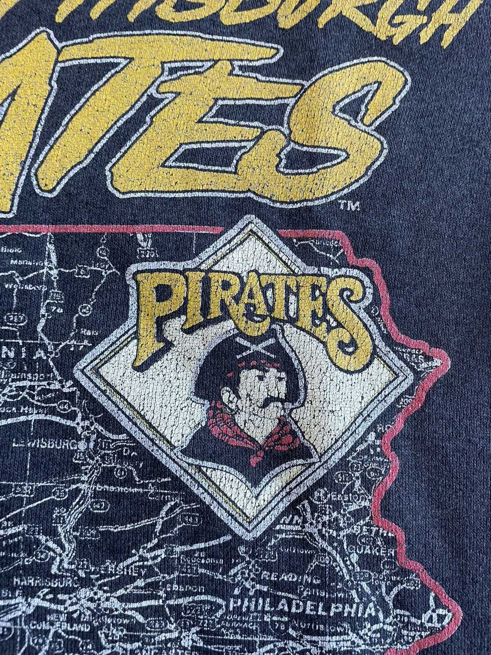 MLB × Nutmeg Mills × Vintage 1990 Pittsburg Pirat… - image 8