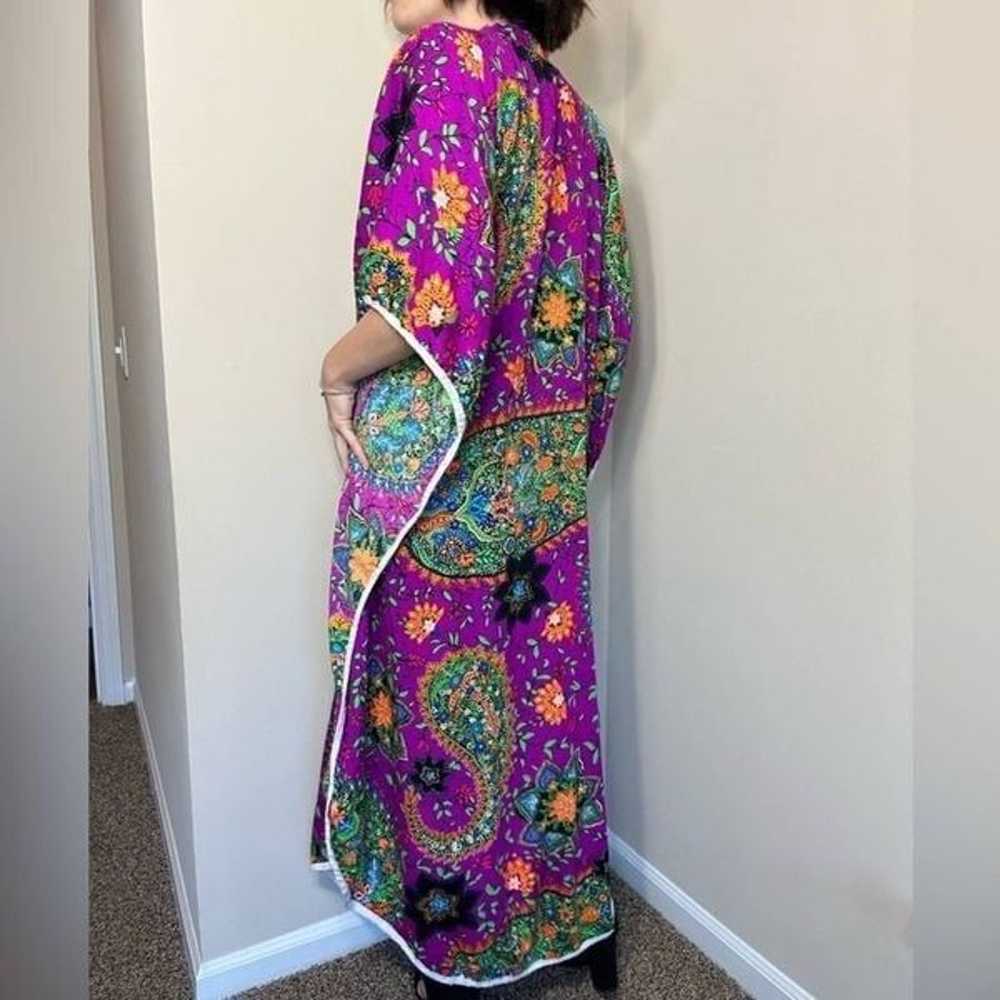 Margaret’s 70s Vintage Mumu Kimono Robe Dress Pul… - image 10