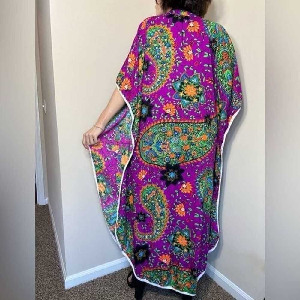 Margaret’s 70s Vintage Mumu Kimono Robe Dress Pul… - image 2
