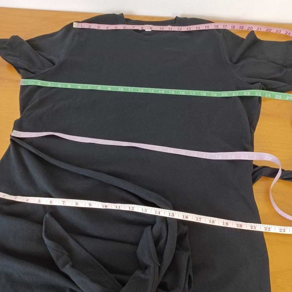 Vince Short Sleeve Side Tie T Shirt Dress Cotton … - image 11