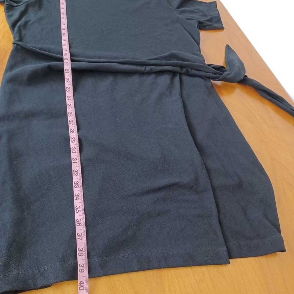 Vince Short Sleeve Side Tie T Shirt Dress Cotton … - image 12