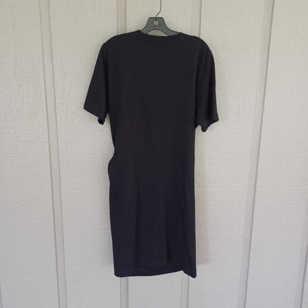 Vince Short Sleeve Side Tie T Shirt Dress Cotton … - image 6