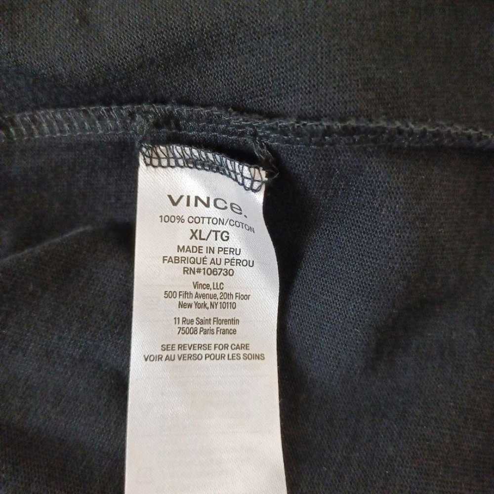 Vince Short Sleeve Side Tie T Shirt Dress Cotton … - image 9