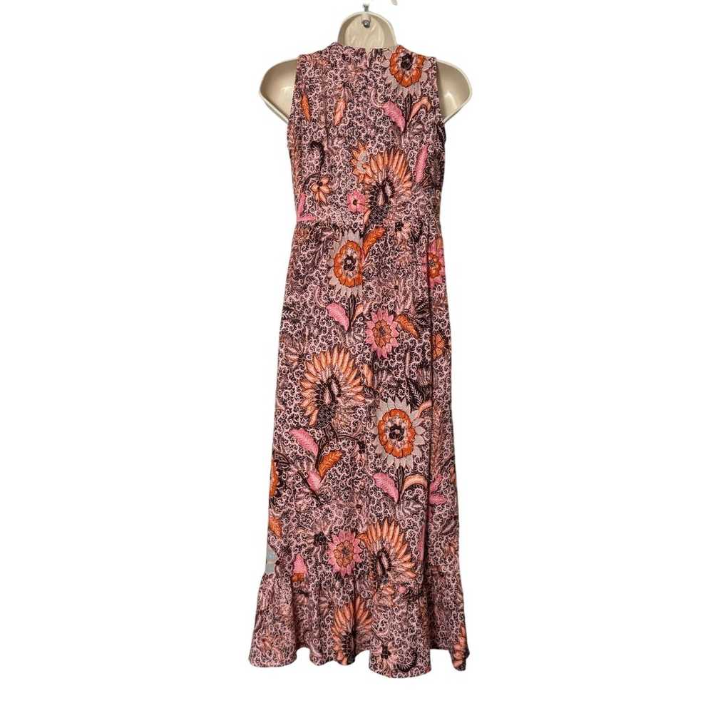 NWOT Madewell Lace-Up Ruffle-Hem Midi Dress in Ba… - image 5
