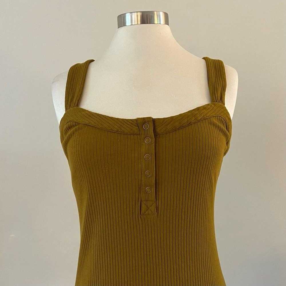 L Space Knit Dress Sleeveless Knee Length Buttons… - image 3