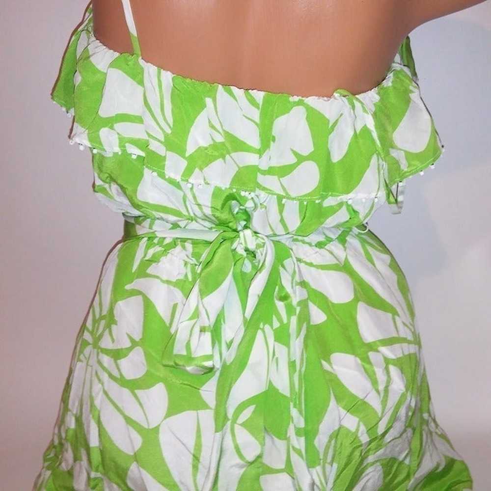 Lilly Pulitzer Dress Womens Size 10 Green White B… - image 10