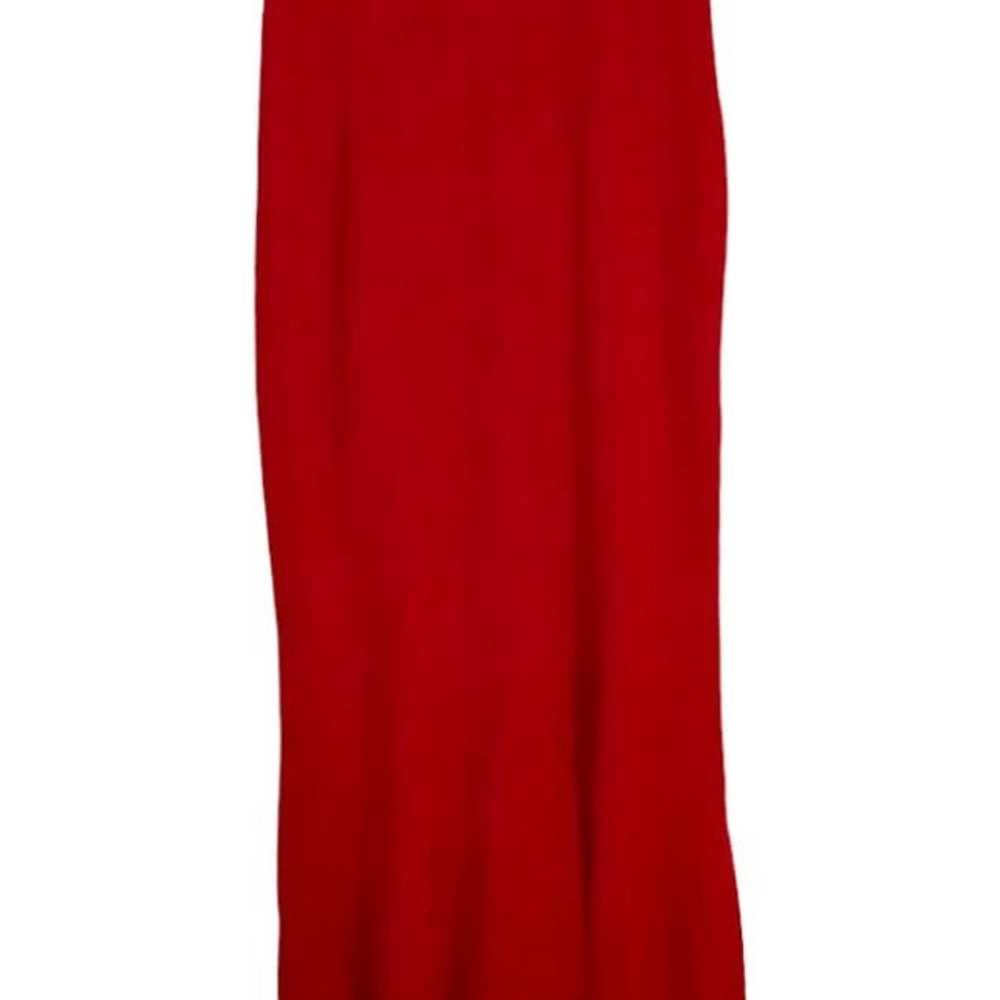 VTG Tadashi red Long evening gown formal prom dre… - image 2
