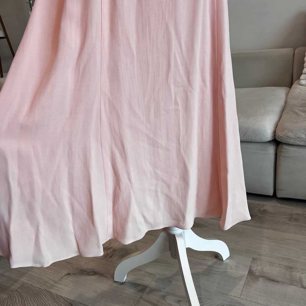 JESSICA MCCLINTOCK Bridal vintage blush pink pepl… - image 5