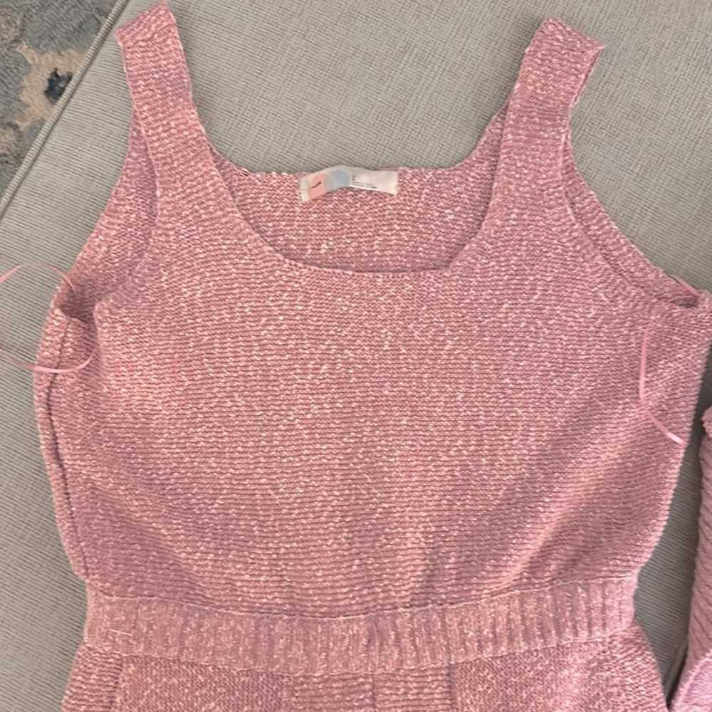 NEW Free People FP Beach pink Declan sweater romp… - image 6
