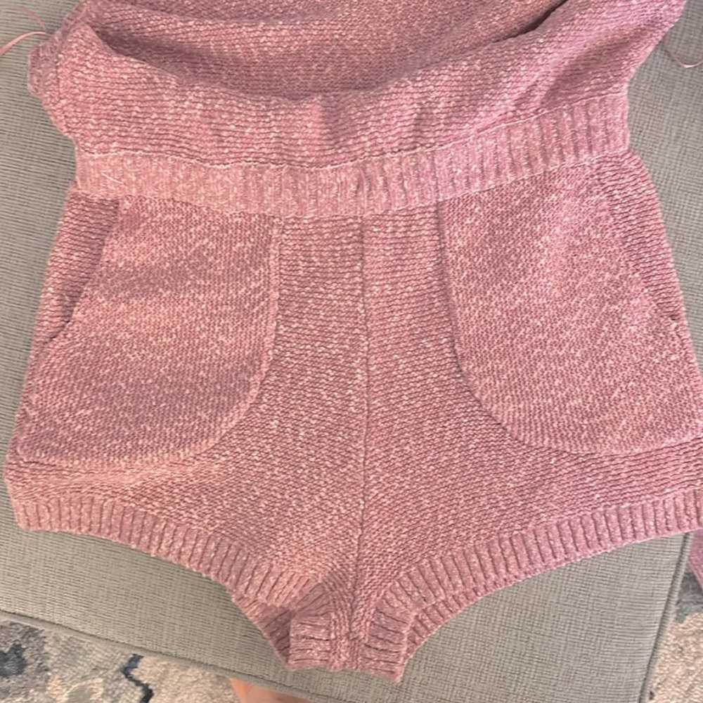 NEW Free People FP Beach pink Declan sweater romp… - image 7