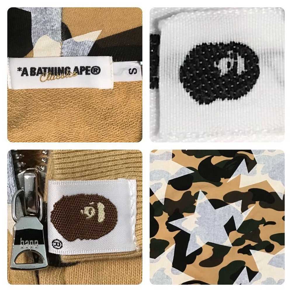 Bape × Nigo BAPE STA full zip hoodie 1st camo yel… - image 6