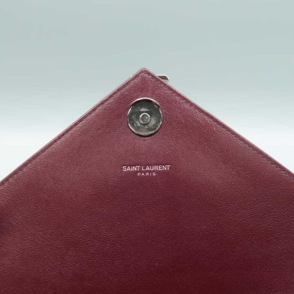 Saint Laurent Collége monogramme leather satchel - image 8