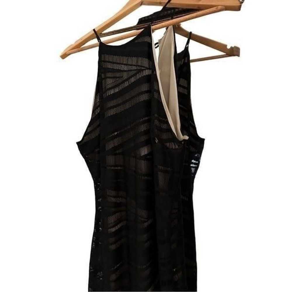 Monaco Side Slit Formal Black Dress Size Small - image 2