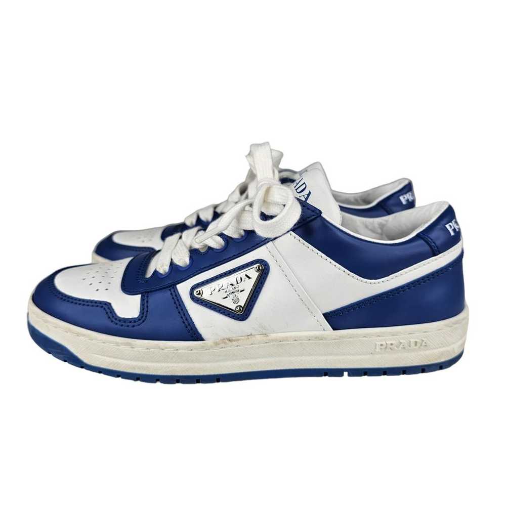 Prada Downtown leather trainers - image 3