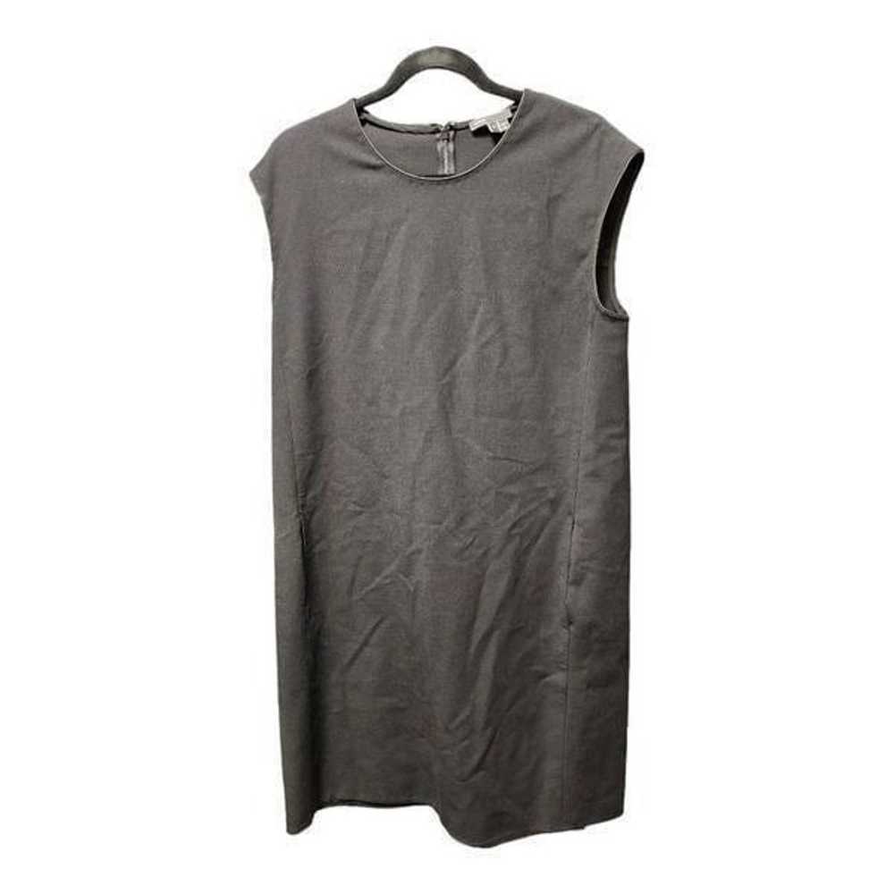 VINCE Black Midi Sheath Sleeveless Dress - Size L… - image 1