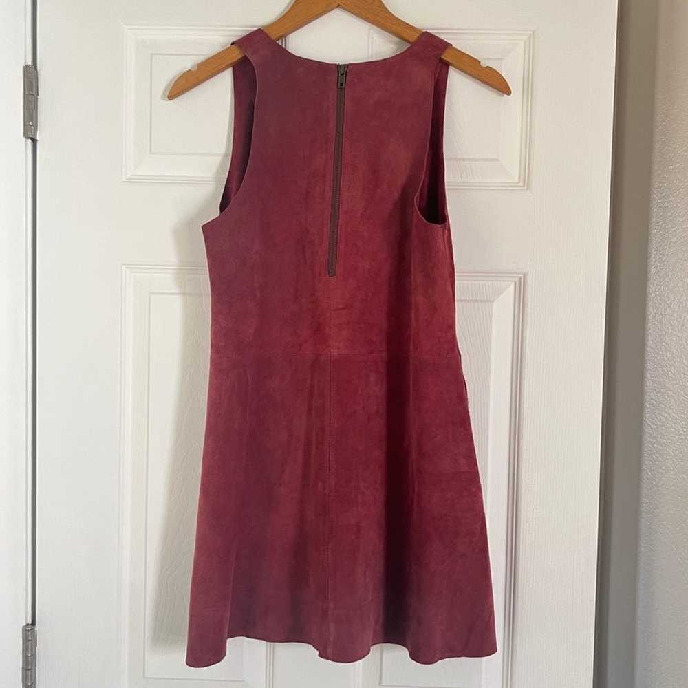 Free People Cow Suede Retro Love Suede Dress - image 5