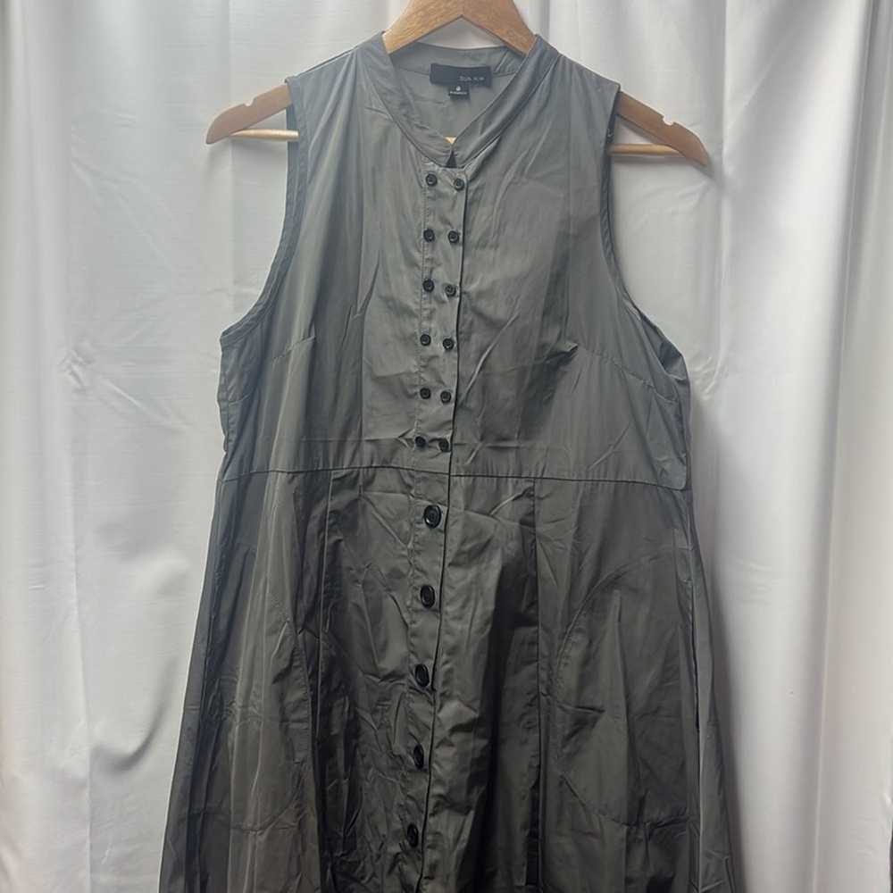 Sun Kim Sleeveless Button-Down Parachute Dress - S - image 2