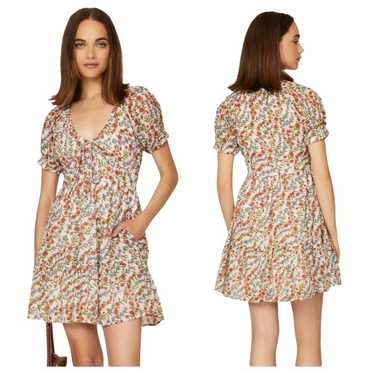 Banjanan Dress Artemis Floral Cotton Mini Short S… - image 1