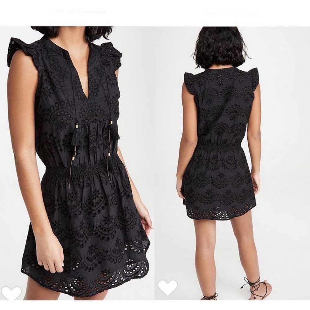 Bell by Alicia Bell black eyelet mini dress - image 2