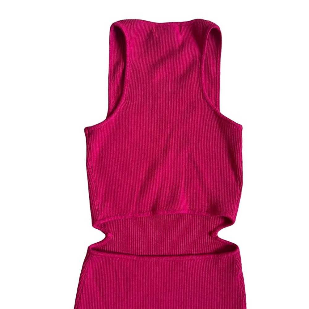 House of Harlow 1960 Revolve Hot Pink High Neck R… - image 5