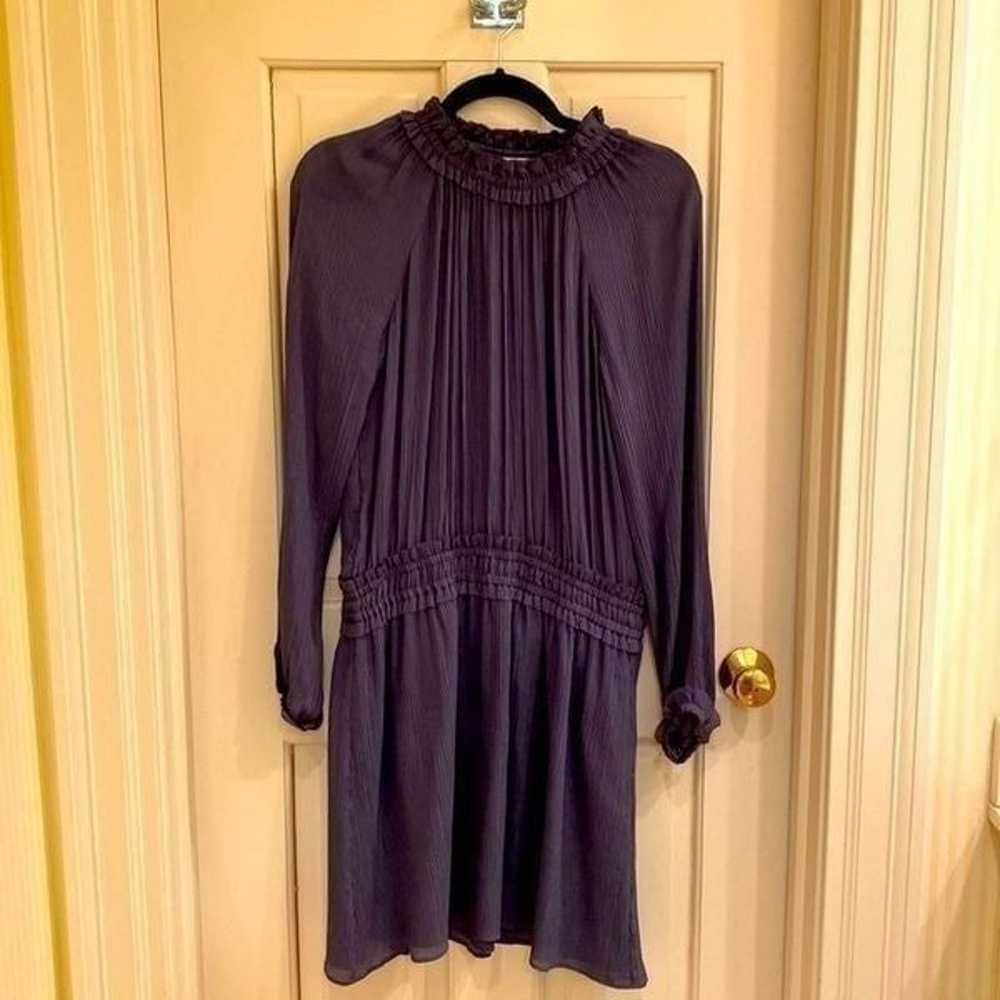 Brochu Walker Silk Pleated Dress size small - image 1