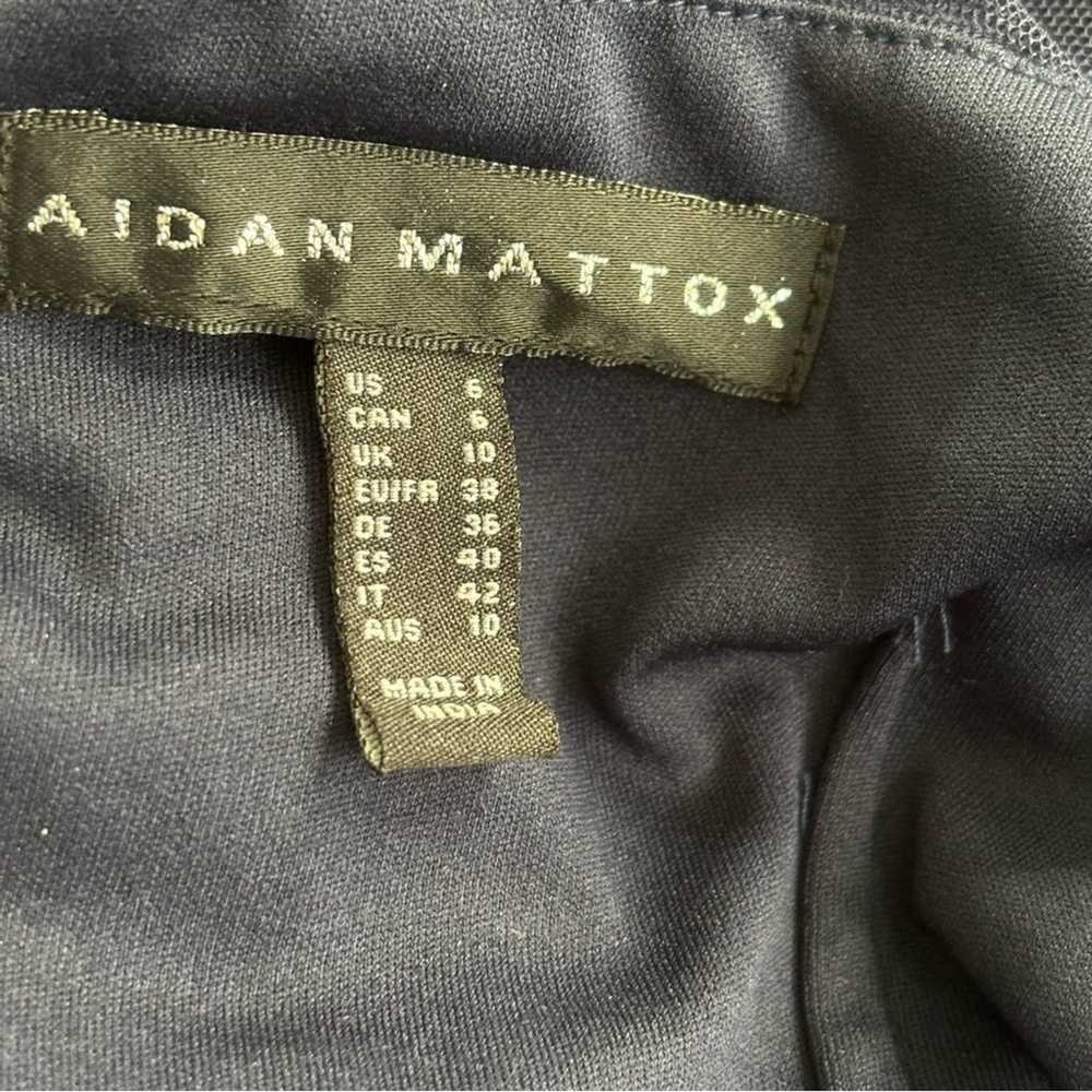 Aidan Mattox Navy Formal Maxi Dress Size 6 | 3136 - image 6