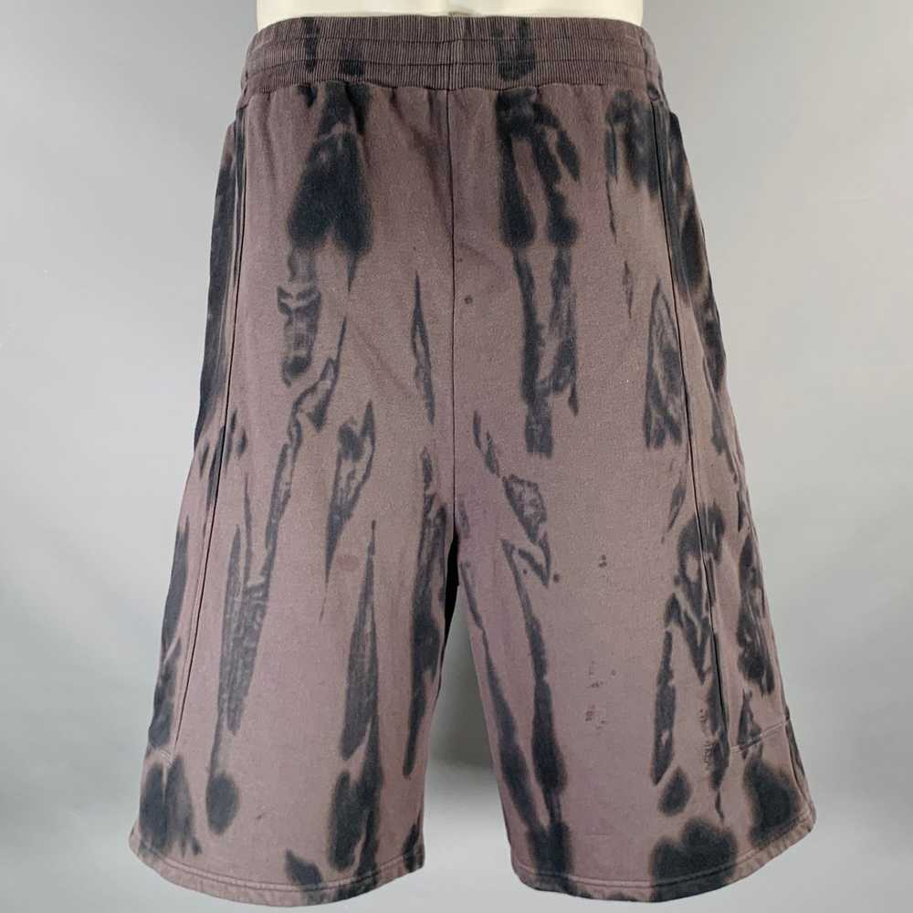 Other Grey Charcoal Tie Dye Cotton Drawstring Sho… - image 2