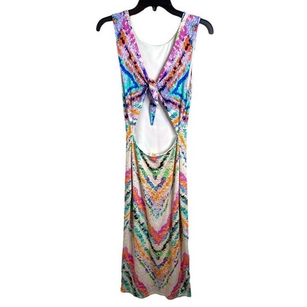 Mara Hoffman small maxi dress abstract pastel sle… - image 2