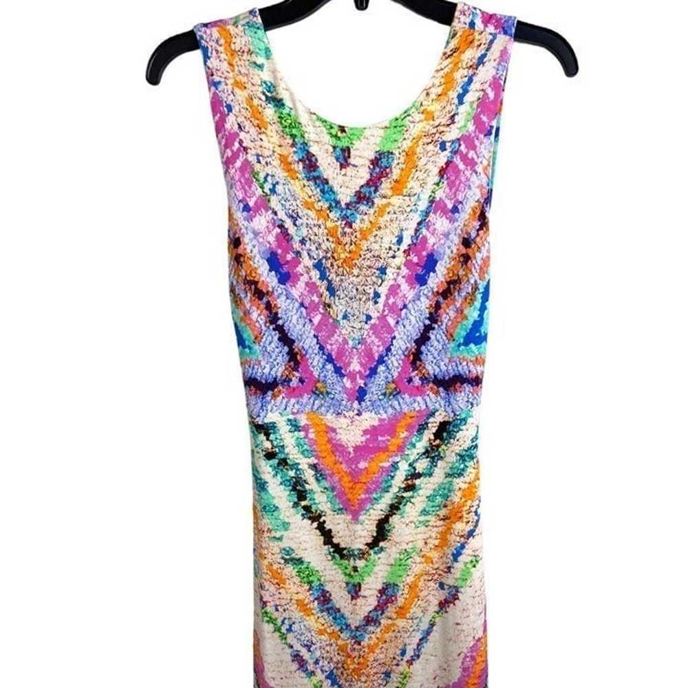 Mara Hoffman small maxi dress abstract pastel sle… - image 5