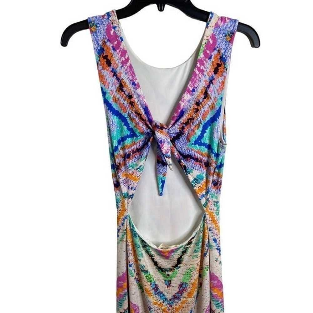 Mara Hoffman small maxi dress abstract pastel sle… - image 7