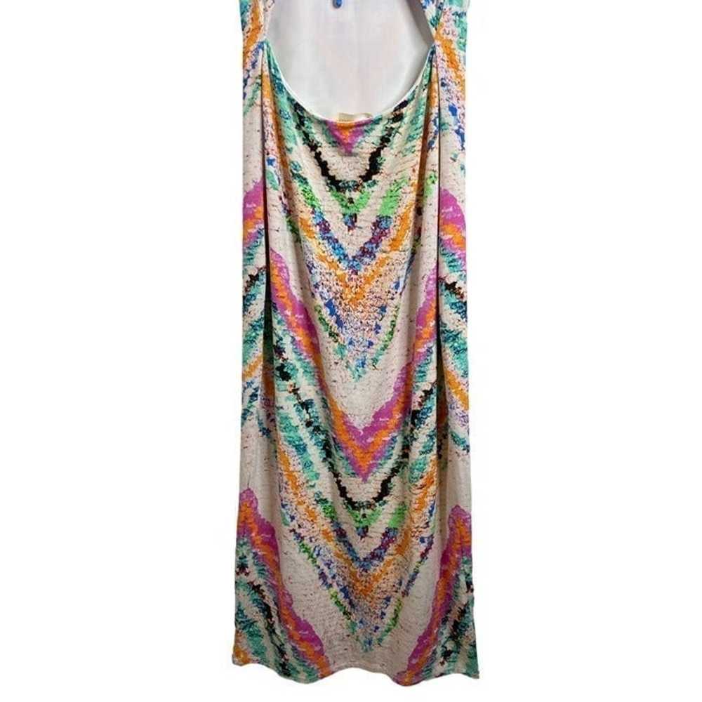 Mara Hoffman small maxi dress abstract pastel sle… - image 8