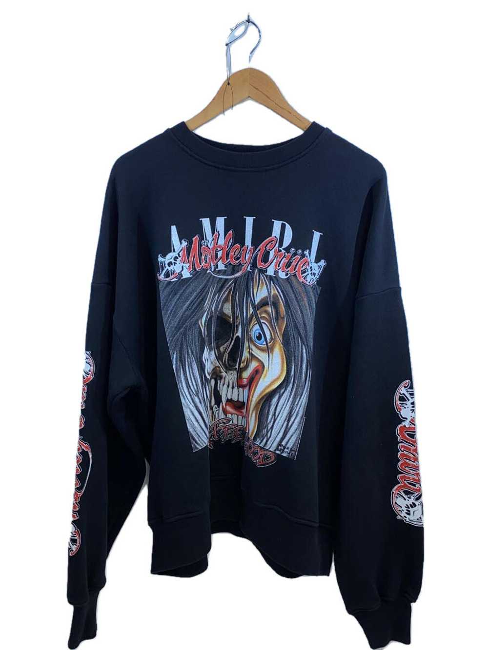 Amiri Motley Crue Sweatshirt M Cotton Black Plain… - image 1