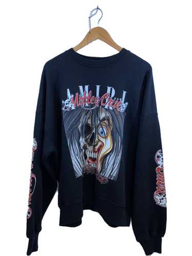 Amiri Motley Crue Sweatshirt M Cotton Black Plain… - image 1