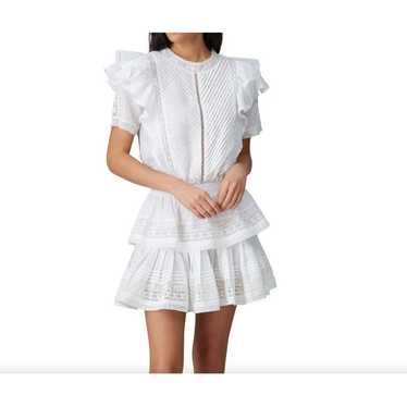 MAIA BERGMAN Mery Ruffled Mini Dress Sz Medium