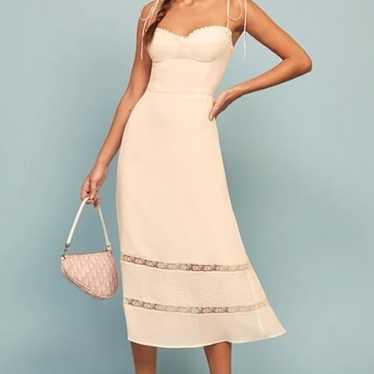 Reformation Ivory Ronan Dress