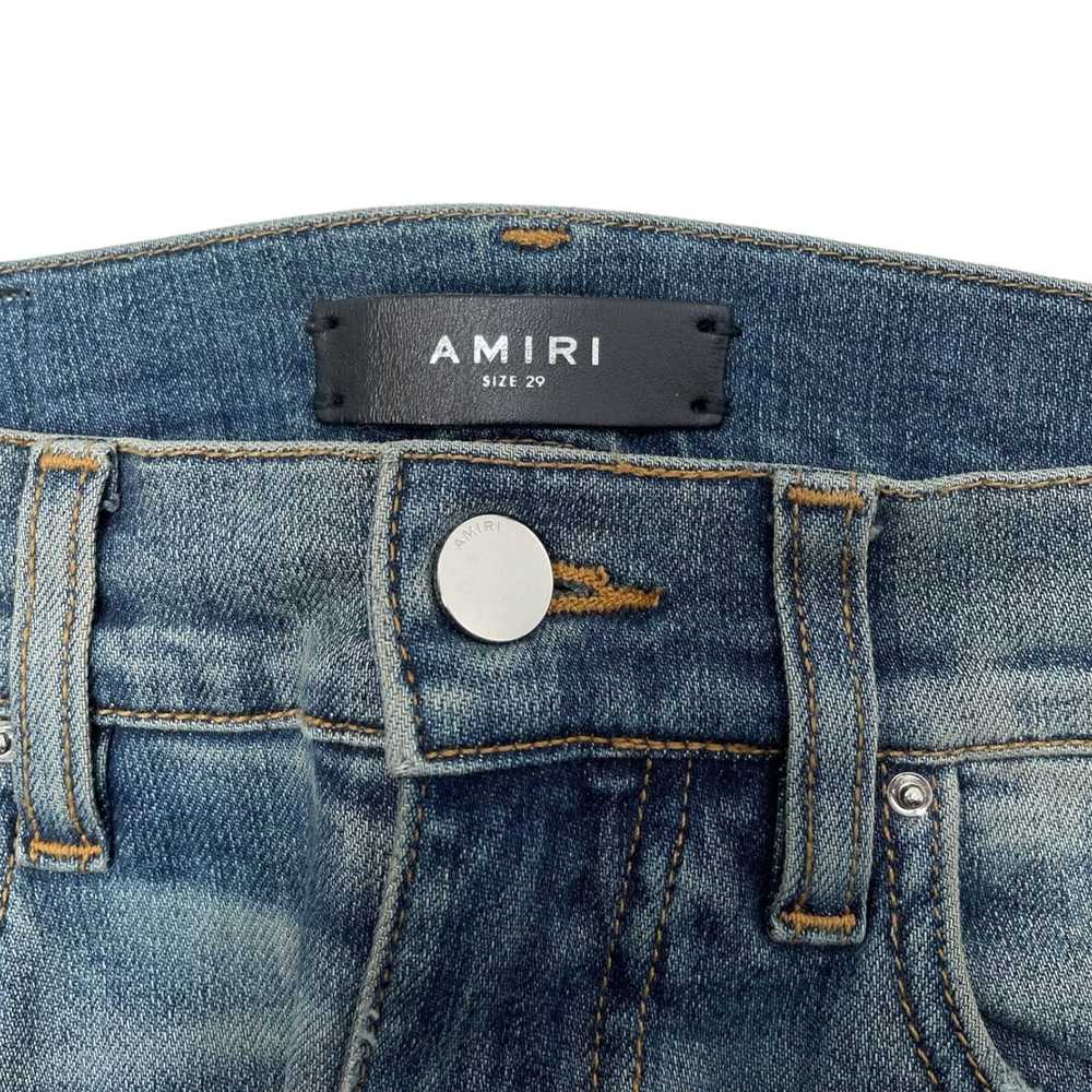 Amiri Amiri MX1 Camo Bandana Patch Jeans Medium I… - image 4
